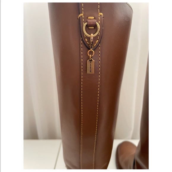 COACH Leather Sutton Boots 9.5 - Picture 4 of 10
